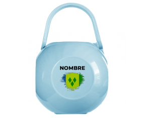 San Vicente y las Granadinas Caja portachupetes efecto cepillo con nombre