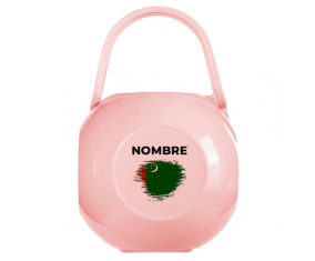 Turkmenistán cepillo-efecto Chupete caja con nombre