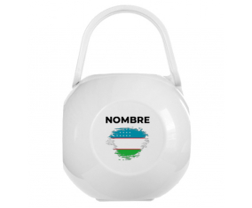 Caja de cepillado de bandera con nombre