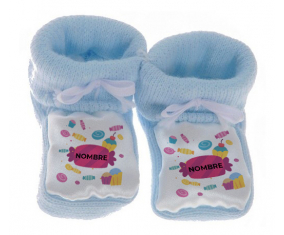 Caramelo de cumpleaños - nombre: Botitas bebé