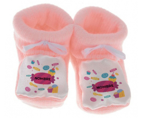 Caramelo de cumpleaños - nombre: Botitas bebé