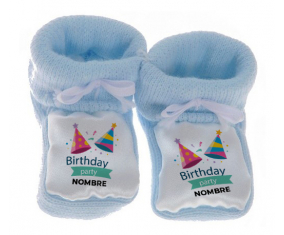 Estilo de fiesta de cumpleaños 1 - nombre: Botitas bebé