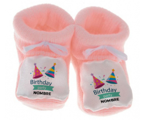 Estilo de fiesta de cumpleaños 1 - nombre: Botitas bebé