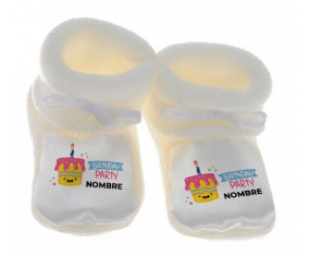 Estilo de fiesta de cumpleaños 2 - nombre: Botitas bebé
