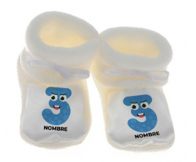 Estilo de cumpleaños de tres años 3 - nombre: Botitas bebé