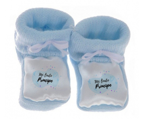 Botitas bebé mi hermoso príncipe diseño-1