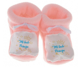 Botitas bebé mi hermoso príncipe diseño-2