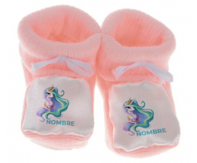 Botitas Baby My Little Pony Princess Celestia diseño-2 con nombre