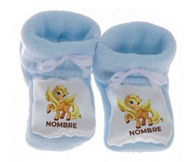 Botitas baby my little pony applejack con nombre