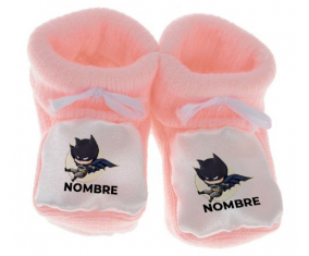 Botitas bebé Batman niños logo diseño-1 con nombre