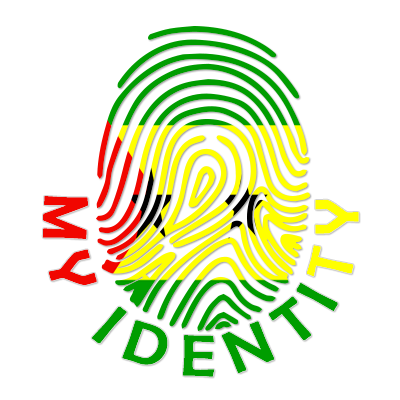 Huella My Identity Santo Tomé y Príncipe, un hermoso diseño para artículos de bebé, ideal para recordar su identidad única.