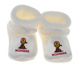 Botitas bebé Iron man niños con nombre