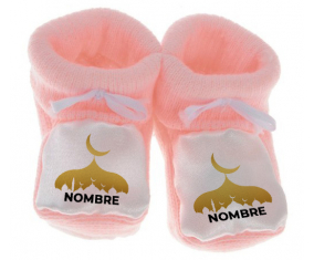 Botitas bebé Islam se burló con el primer nombre diseño-6