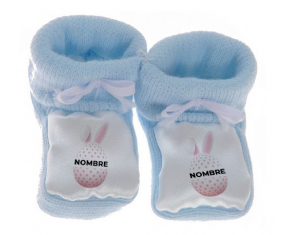 Botitas Bebé Huevo de Pascua Diseño-18 con Nombre