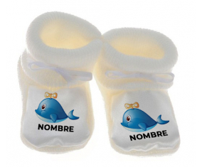 Botitas juguetes Baby Toys Dauphin con nombre