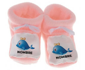 Botitas juguetes Baby Toys Dauphin con nombre