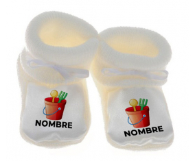 Botitas juguetes baby toy beach toy diseño-1 con nombre