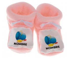 Botitas juguetes baby toy beach toy diseño-2 con nombre