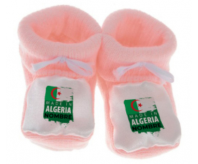 Botitas para bebé Made in Algeria diseño 3 con nombre