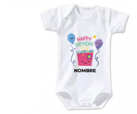 Feliz cumpleaños estilo 4 - nombre: Bodies Bebé