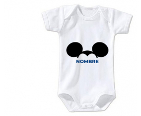 Bodies bebé Disney Mickey Bow corbata con nombre