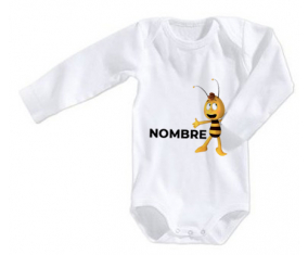 Bodies bebé Willy la abeja con nombre