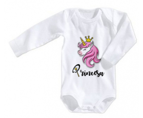 Bodies bebé princesa unicornio rosa