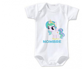 Bodies Baby My Little Pony Princess Celestia diseño-1 con nombre