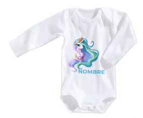 Bodies Baby My Little Pony Princess Celestia diseño-2 con nombre