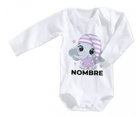 Bodies bebé dulce elefante noche con nombre