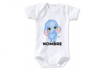 Bodies bebé elefante bebé con nombre