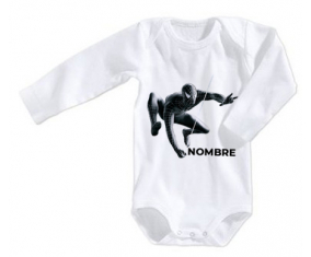 Bodies bebé Spiderman diseño-5 con nombre
