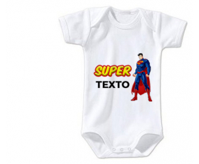 Bodies bebé Superman con texto