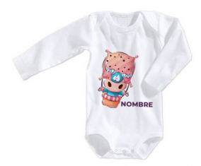 Bodies bebé Laughing Animals Taurus con nombre