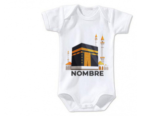 Bodies bebé Islam Mecca diseño-1 con nombre