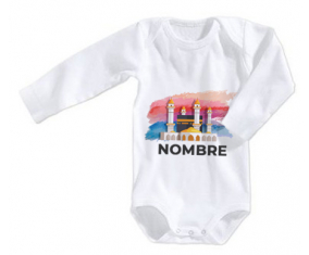 Bodies bebé Islam Mecca diseño-2 con nombre