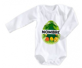 Bodies bebé huevo de Pascua diseño-7 con nombre