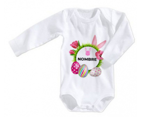 Bodies Bebé Huevo de Pascua Diseño-10 con Nombre