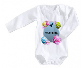 Bodies Bebé Huevo de Pascua Diseño-12 con Nombre