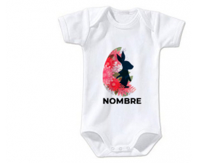 Bodies Bebé Huevo de Pascua Diseño-15 con Nombre