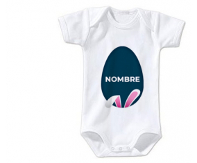 Bodies Bebé Huevo de Pascua Diseño-17 con Nombre