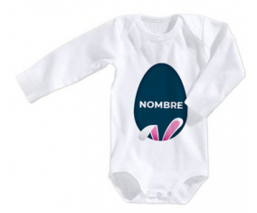 Bodies Bebé Huevo de Pascua Diseño-17 con Nombre
