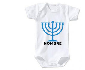 judaísmo del bebé body: Menorah
