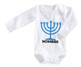 judaísmo del bebé body: Menorah
