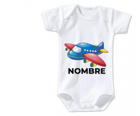 Bodies juguetes para bebés Toys Plane diseño-1 con nombre