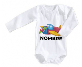Bodies juguetes para bebés Toys Plane diseño-3 con nombre