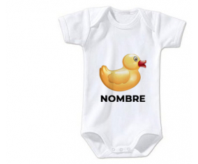 Bodies juguetes de bebé patito amarillo con nombre