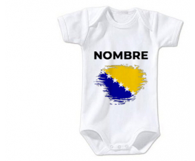 Bodies efecto cepillo baby flag Bosnia y Herzegovina con nombre