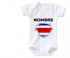 Bodies baby flag brush effect Costa Rica con nombre