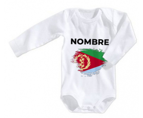 Bodies efecto bandera bebé cepilla Eritrea con nombre